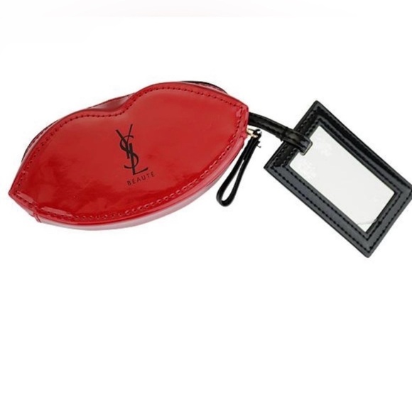YSL Red Lip-Shaped Clutch - Picture 8 of 8